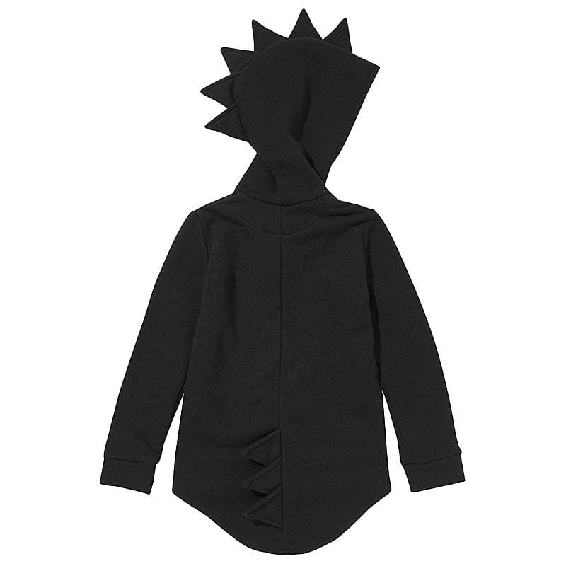 Bluza dziecięca Dino Hoodie BLACK – unisex, styl dinozaura