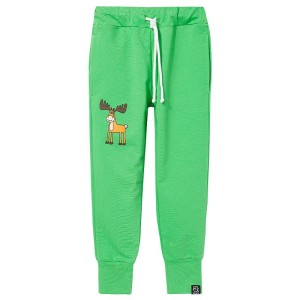 Spodnie Pocket Pants GREEN MOOSE (gładkie, z 1 łosiem)