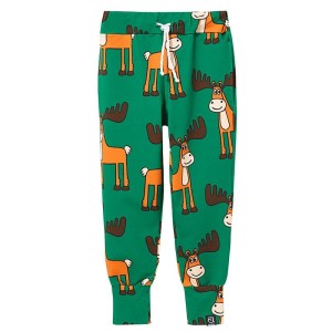 Spodnie Pocket Pants GREEN MOOSES (wzorzyste, z łosiami)