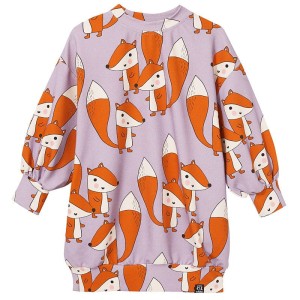 Sukienka Sweatshirt Dress VIOLET FOXES (wzorzysta, z lisami)