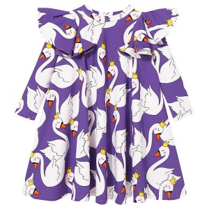 Sukienka Pompom Dress VIOLET SWANS
