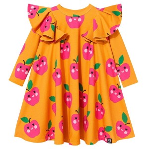 Sukienka Pompom Dress ORANGE APPLES