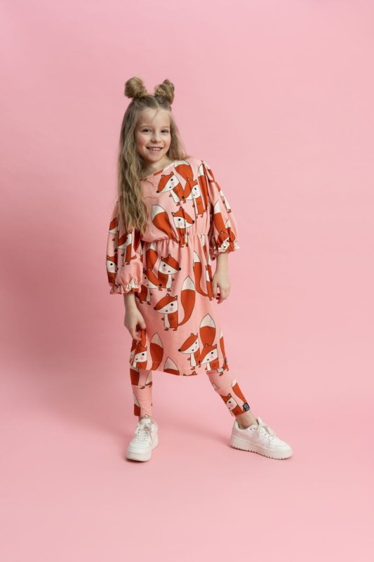kukukid-sklep-ubrania-puffed sleeves dress pink foxes-polkabubu-52.jpg