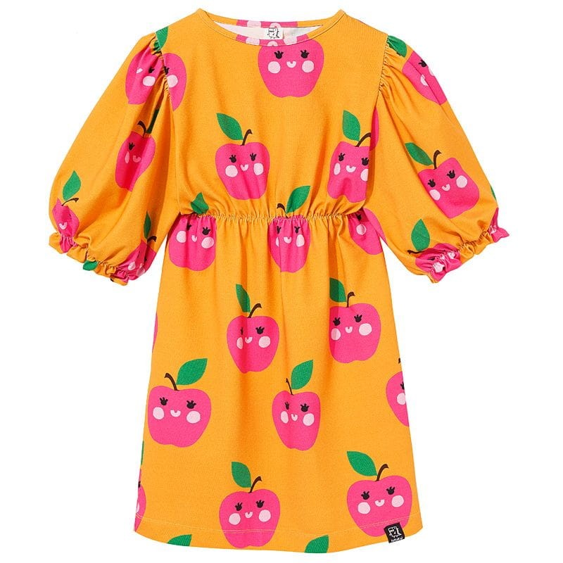 kukukid-sklep-puffed sleeves dress orange apples-polkabubu-40.jpg