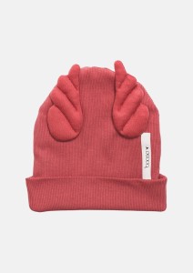 Czapka 704 RIBBING BEANIE WINGS deep pink (jesień/zima)