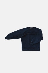 Bluza 129 BLACK FRILL VINTAGE SWEAT black