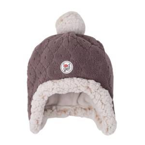 Lodger Dwuwarstwowa zimowa czapeczka z polaru wrzosowa Fleece Mauve