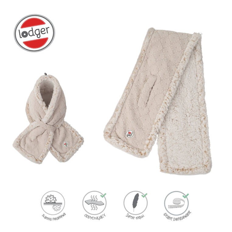 Lodger-Dwuwarstwowy-szaliczek-z-polaru-jasnobezowy-Fleece-Birch-polkabubu-2.jpg