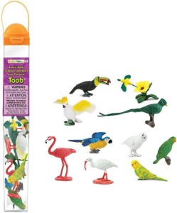 Safari Ltd. 3 lata+ Zestaw Figurek w Tubie Egzotyczne Ptaki S680404
