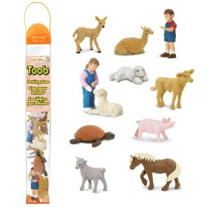Safari Ltd. 3 lata+ Zestaw Figurek w Tubie Małe Zwierzątka z Mini Zoo S683704