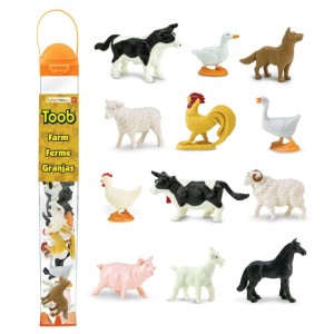 Safari Ltd. 3 lata+ Zestaw Figurek w Tubie Zwierzęta na Wsi S695204