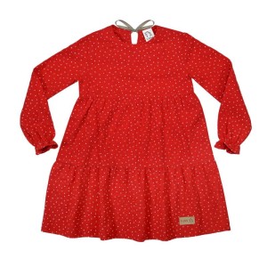 Sukienka muslin DRESS red dots (mama&córka)