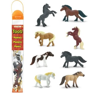 Safari Ltd. 3 lata+ Zestaw Figurek w Tubie Kucyki S681104