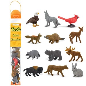 Safari Ltd. 3 lata+ Zestaw Figurek w Tubie Mieszkańcy Lasu S685804