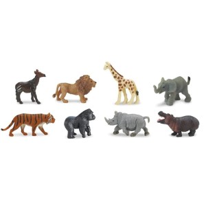 Safari Ltd. 3 lata+ Zestaw Mini Figurek Mini Dzikie Zwierzęta S346322