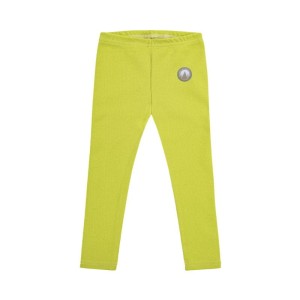 Legginsy prążek BASIC - LIME / RIB LEGGINGS