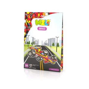 MELI 3 lata+ Klocki Meli MINIS zestaw klocków 1000 szt. Thematic Car 3in1 50325
