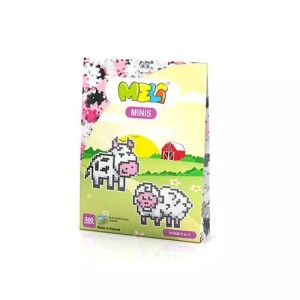 MELI 3 lata+ Klocki Meli MINIS zestaw klocków 500 szt. Thematic Farm 2in1 50328