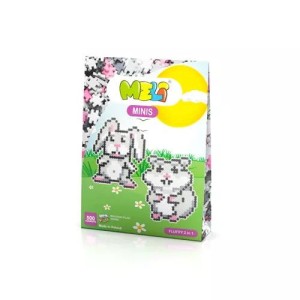 MELI 3 lata+ Klocki Meli MINIS zestaw klocków 500 szt. Thematic Fluffy 2in1 50335