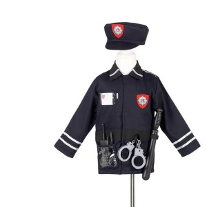 Kostium policjanta zestaw z czapką i akcesoriami | Souza!