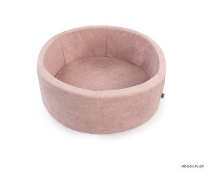 Basen okrągły PUDROWY RÓŻ koło śr. 90 cm wys. 30 cm BEZ PIŁEK