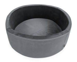 Basen okrągły GRAFITOWY VELVET koło śr. 90 cm wys. 30 cm BEZ PIŁEK