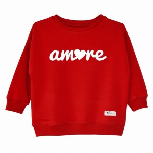 Bluza oversize CZERWONA amore