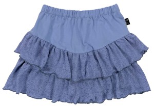 Spódniczka 038-24 SKIRT OPENWORK / BLUE
