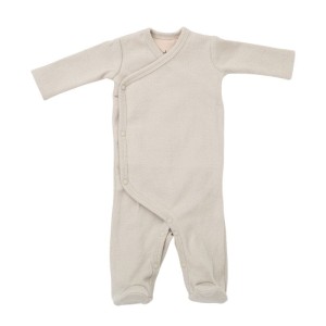 Rampers kopertowy Jumper Nomad Rib Basic BIRCH śmietankowy prążek