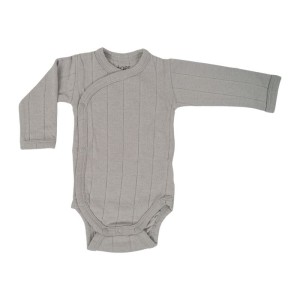 Body kopertowe z długim rękawem MIST szare Romper Tribe Solid LS