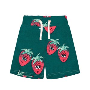 Szorty TRUSKAWKA ZIELEŃ - STRAWBERRY GREEN / SHORTS