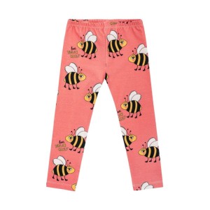 Legginsy PSZCZÓŁKA RÓŻ - BEE PINK / LEGGINGS