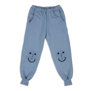 Spodnie PATCHES PANTS BLUE SMILEY