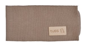 Szeroka opaska prążkowana LIGHT BROWN