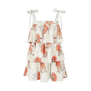 Sukienka letnia fale LEW JASNY - LION LIGHT / WAVED DRESS