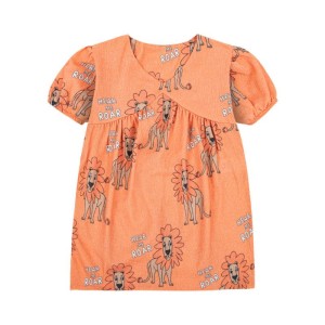 Sukienka bufiasta LEW POMARAŃCZOWY - LION ORANGE / PUFF DRESS