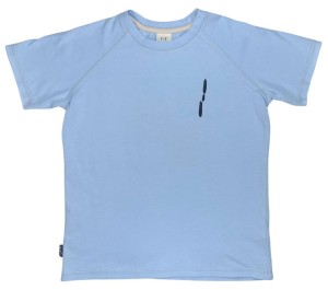 Koszulka 067-24 T-SHIRT WH TRACE / CRYSTAL BLUE