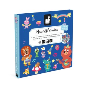 Magnetyczna układanka Przyjęcie w lesie Magneti'stories 3 lata+ Janod J05455