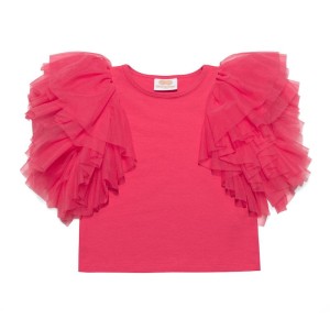 T-Shirt WINGS koral KRÓTKI rękaw