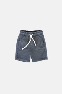 Szorty VINTAGE BLACK PATCHED SHORTS
