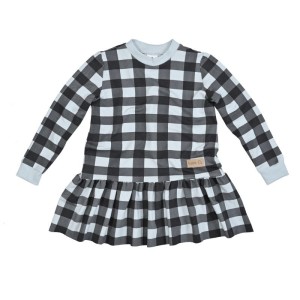 Sukienka FRILLY grid