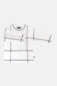 Bluzka CREAM REVERSED LONGSLEEVE