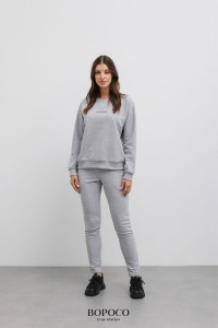 Spodnie Basic SZARE (bez gumki na dole) -50%