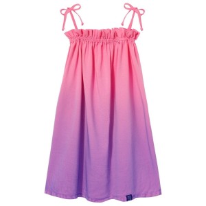 Sukienka STRIPE DRESS purple ombre
