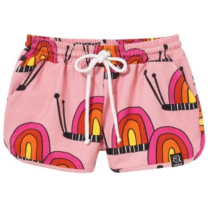 Szorty 80’S SHORTS pink snails