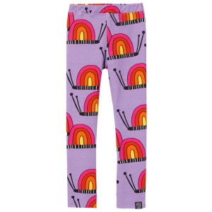 Legginsy LEGGINGS purple snails