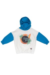 Bluza z kapturem Loose Hoodie TURKUS BLUE