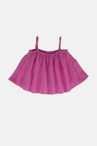 Koszulka PINK MUSLIN WAVY TOP