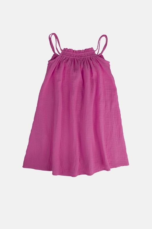 minikid-sklep-PINK MUSLIN WAVY DRESS-polkabubu.jpg