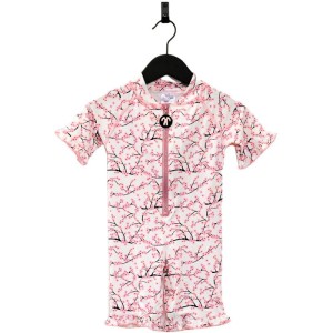 Jednoczęściowy strój UV UPF50+ krótki CUTE lycrasuit ROSIE | Ducksday